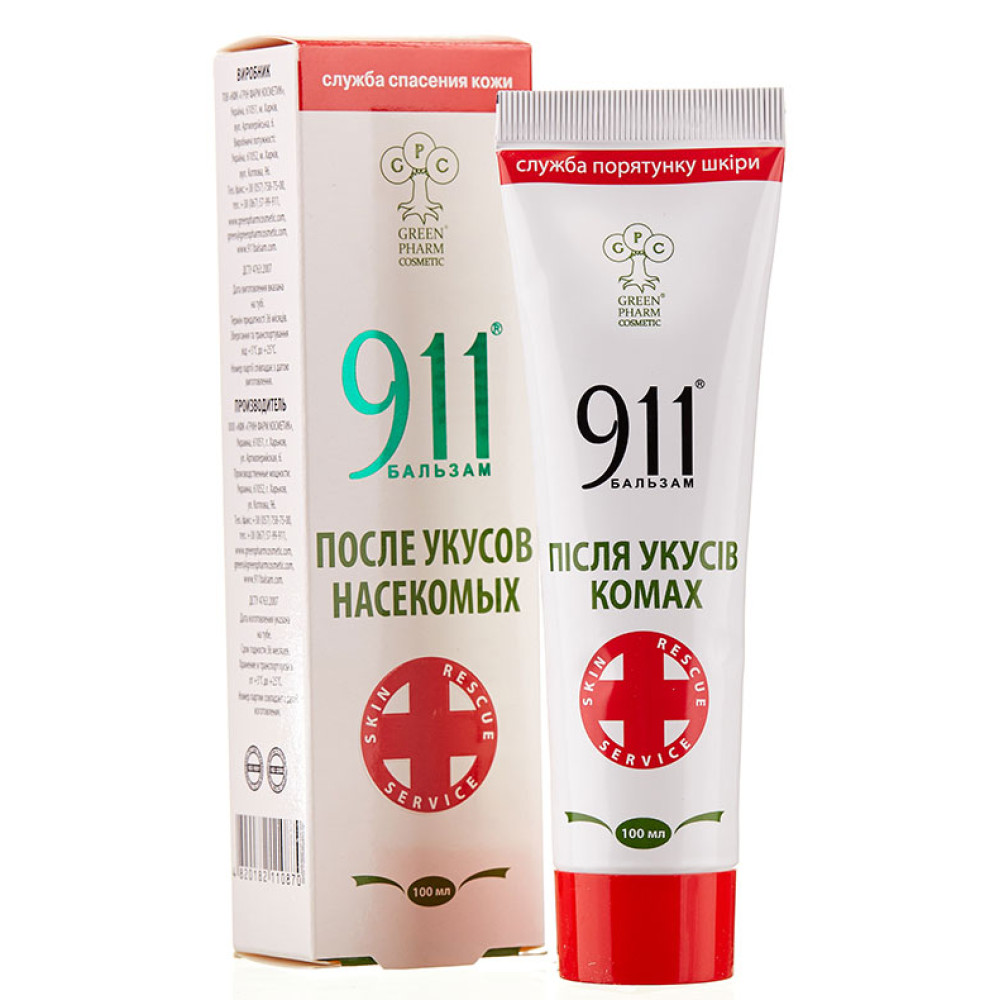 2999円〜！ウェルカムリース♩オーダー受け付けます♩ Бальзам 911 Після укусів комах , 100 мл купити в Україні