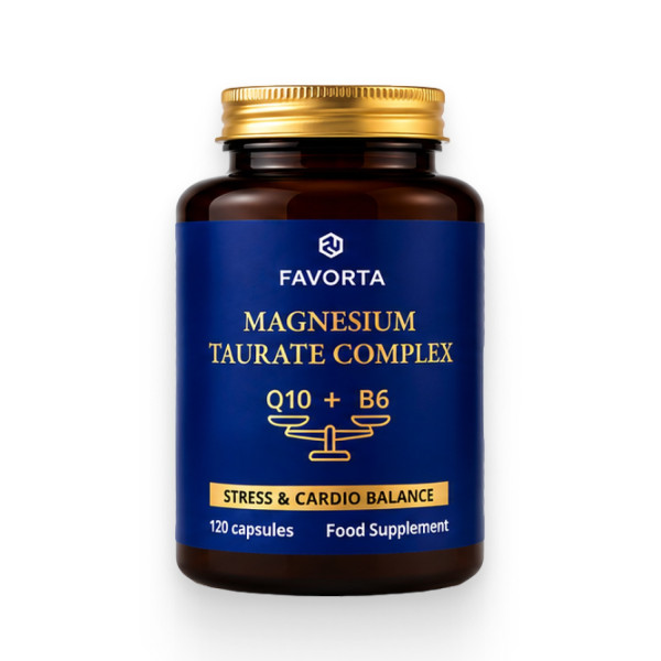 Добавка дієтична «Magnesium taurate complex» 500 мг, тверді желатинові капсули, 120 шт